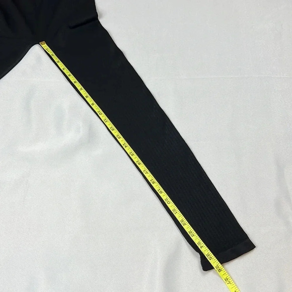 Nasty Gal Collection Black Seamless Ribbed High Rise Legging Size US 10 - Picture 11 of 11